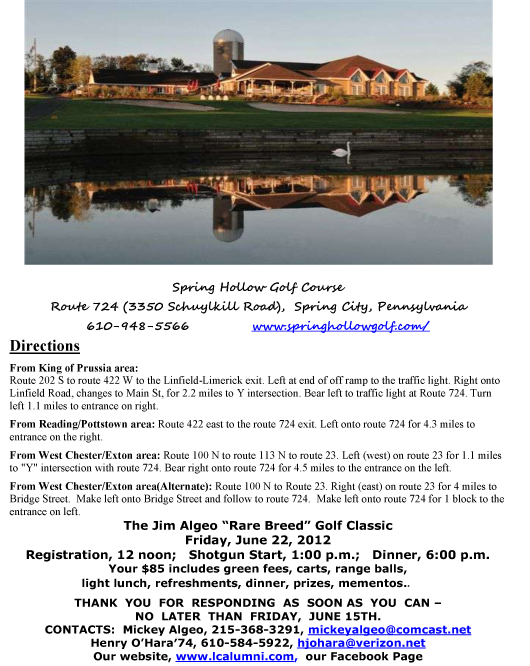 Course Picture and Directions
