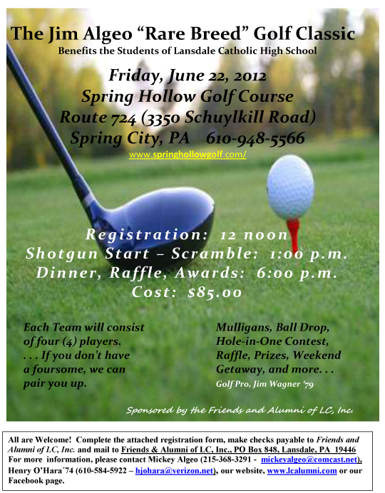 Golf flyer